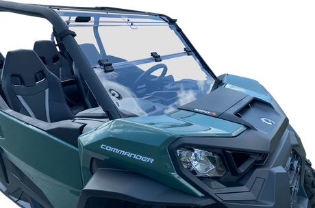 MOOSE OFFROAD Full Folding Windshield - Deluxe - Can-Am V000348-12200M