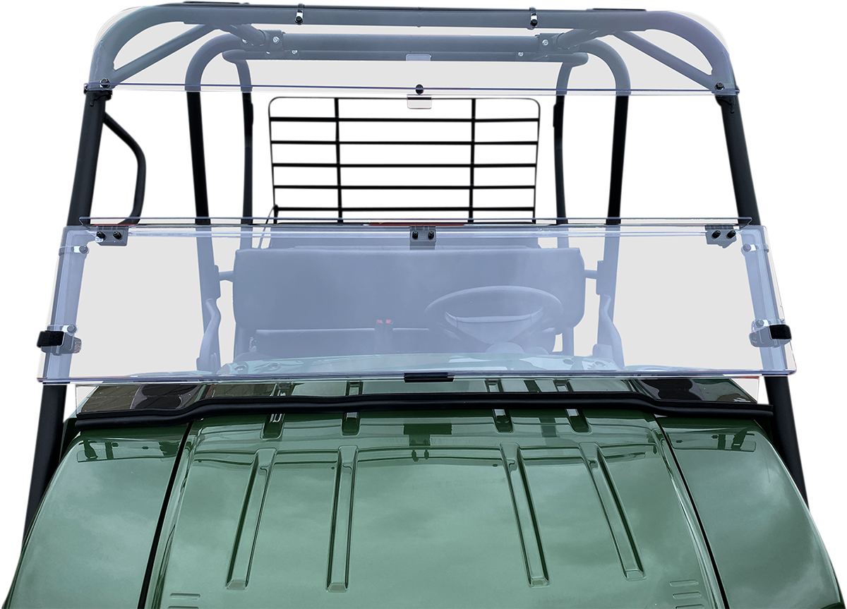 MOOSE OFFROAD Full Folding Windshield - Deluxe - Mule 4010 V000342-12200M