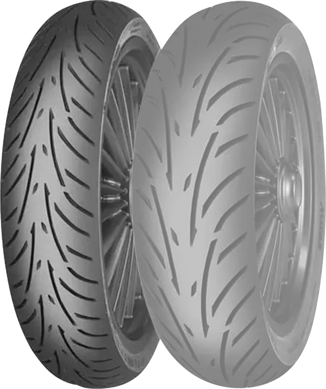 MITAS Tire - Touring Force-SC - Front/Rear - 120/70-14 - 55S 70000647