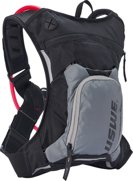 USWE Moto Hydration Pack - 3L - Carbon Black/Gray 5203099001