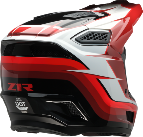 Z1R Dirt Maxx Helmet - Vortex - Red/White - 4XL 0110-9703