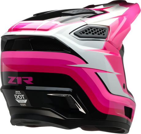 Z1R Dirt Maxx Helmet - Vortex - Pink/White - 3XL 0110-9711