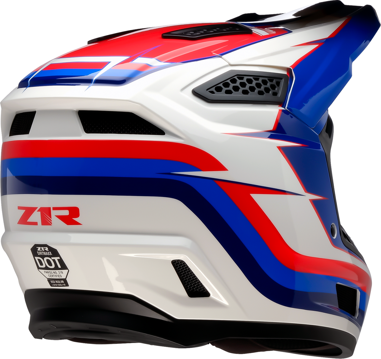 Z1R Dirt Maxx Helmet - Vortex - Red/White/Blue - 4XL 0110-9728