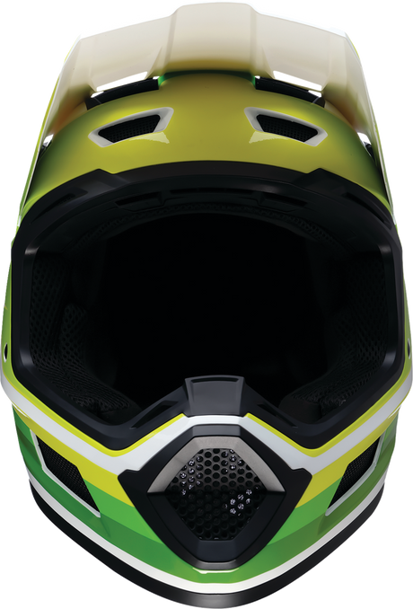 Z1R Dirt Maxx Helmet - Vortex - White/Green - Large 0110-9732