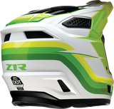 Z1R Dirt Maxx Helmet - Vortex - White/Green - Medium 0110-9731