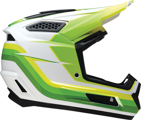 Z1R Dirt Maxx Helmet - Vortex - White/Green - 3XL 0110-9735