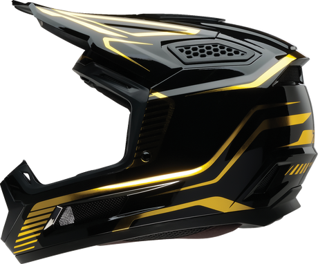 Z1R Dirt Maxx Helmet - Monogram - Black/Gold - 3XL 0110-9743