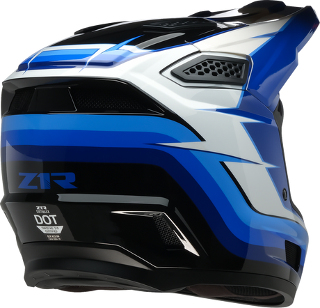 Z1R Dirt Maxx Helmet - Vortex - Blue/White - 3XL 0110-9693