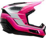 Z1R Dirt Maxx Helmet - Vortex - Pink/White - Medium 0110-9707