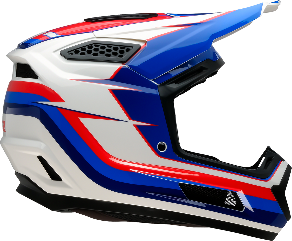 Z1R Dirt Maxx Helmet - Vortex - Red/White/Blue - 3XL 0110-9727