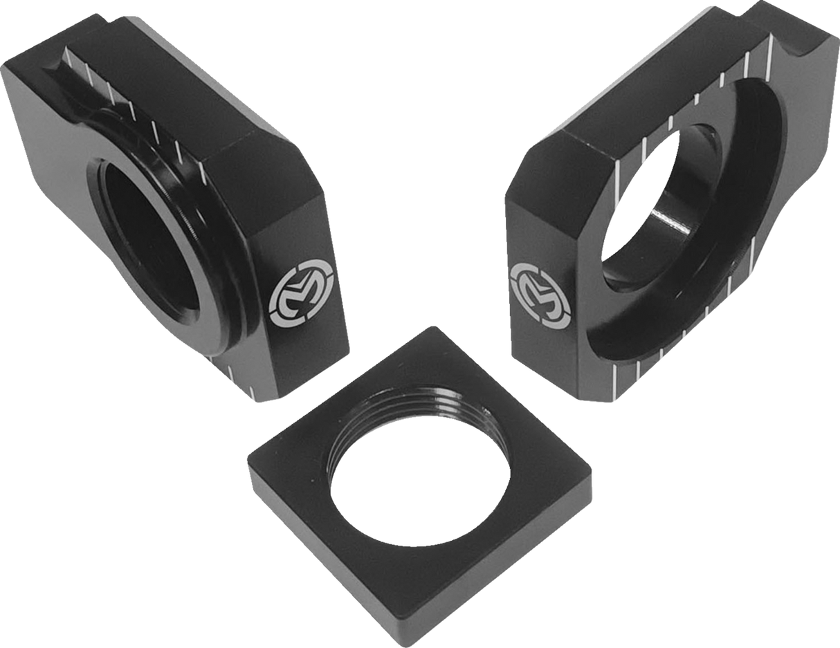 MOOSE OFFROAD Adjuster Kit - Swingarm/Axle Block - Gas Gas/Husqvarna/KTM W16-5602B