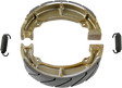 EBC "G" Grooved Organic Base Brake Shoes - 705G (Kawasaki KLF220 Bayou / KLF250 Bayou / KDX250 1978–2011)
