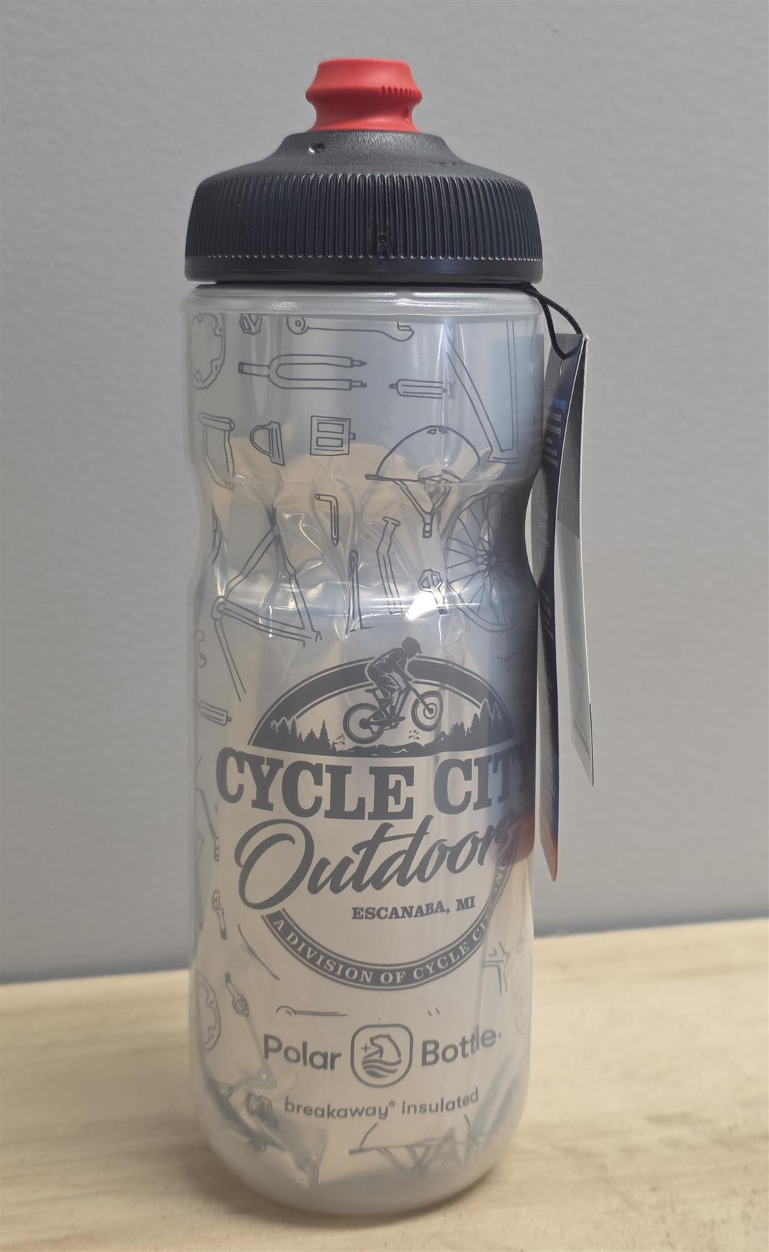 Polar Bottle Insulated 20oz Cycle City Logo