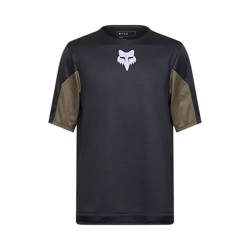 Fox Racing - Yth Defend SS Jersey Park - Black - YL