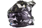 LS2 - Subverter Evo Motocross Helmet - Vector Gloss Black Gray White