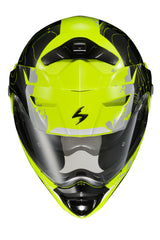 Scorpion - Exo At960 Modular Helmet Topographic Hi Vis/Black 2x