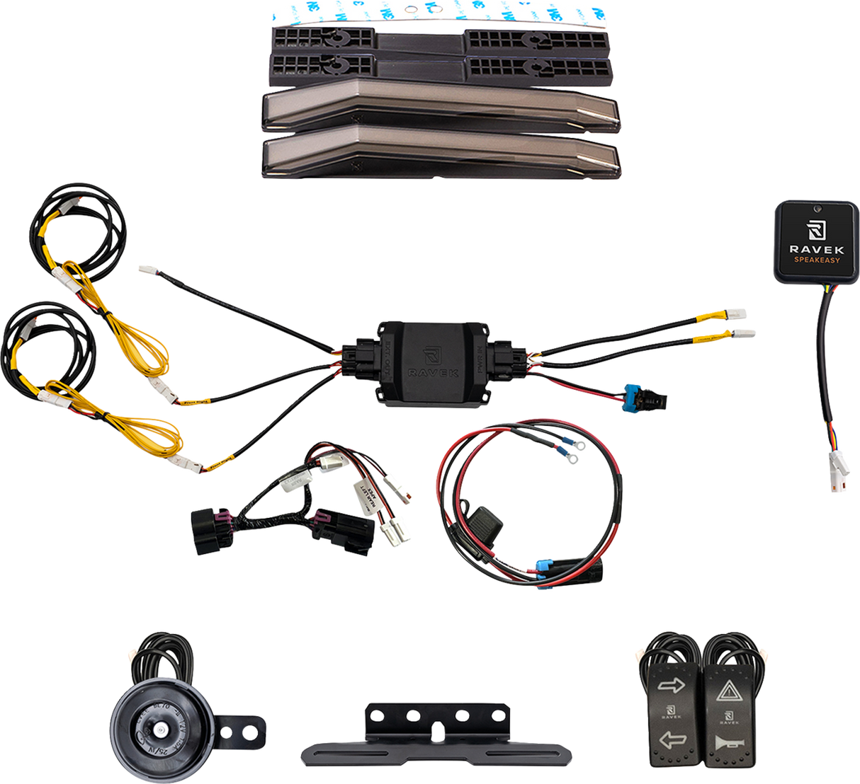 RAVEK Turn Signal Kit - Gen3 Speakeasy™ - Pioneer 1000 - Rockers 66-100SR