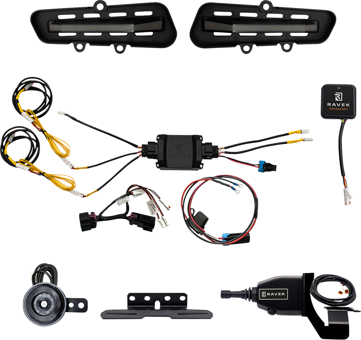 RAVEK Turn Signal Kit - Gen3 Speakeasy™ - Defender HD11 - Lever 65-2000SL