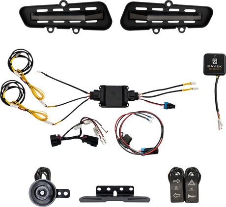 RAVEK Turn Signal Kit - Gen3 Speakeasy™ - Defender HD11 - Rockers 65-2000SR