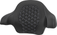 SADDLEMEN Tour-Pak® Passenger Pad - Tri-Gripper - Silver Stitch - FLH/FLT '14-'25 814-07-15605