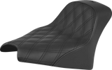 SADDLEMEN Renegade™ Solo Seat - Black - Lattice Stitch - Scout '25 I25-33-002LS