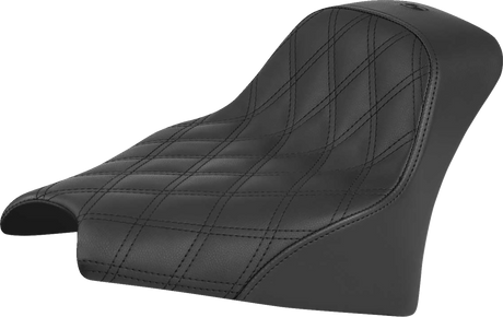 SADDLEMEN Renegade™ Solo Seat - Black - Lattice Stitch - Scout '25 I25-33-002LS