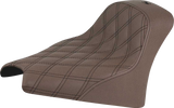 SADDLEMEN Renegade™ Solo Seat - Brown - Lattice Stitch - Scout '25 I25-33-002BLS