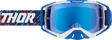 THOR Activate Goggle - Stripes - Red/White/Blue - Blue Mirror Lens 2601-3708