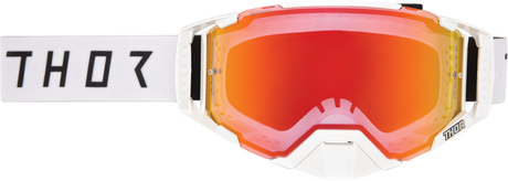 THOR Ascend LTD Goggle - Synth - White - Lemon/Red-Orange Mirror Lens 26014025