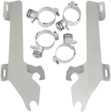 MEMPHIS SHADES Batwing Trigger Lock Mounting Kit - Raider - Polished MEK1953