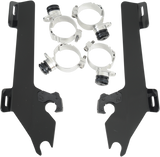 MEMPHIS SHADES Batwing Trigger Lock Mounting Kit - Raider - Black MEK1954