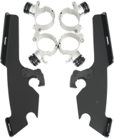 MEMPHIS SHADES Fats/Slim Trigger Lock Mounting Kit - Kawasaki/Yamaha - Black MEB8982
