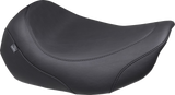 MUSTANG Wide Tripper™ Solo Seat - No Backrest Receiver - Black Stitch - FLT/FLH '23-'25 88603