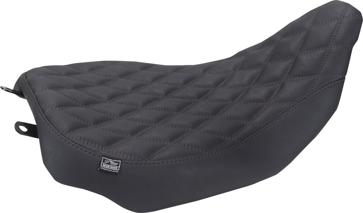 MUSTANG Runaround™ Solo Seat - Double Diamond - Black Stitch - FLT/FLH '23-'25 88020