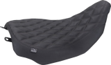 MUSTANG Runaround™ Solo Seat - Double Diamond - Black Stitch - FLT/FLH '23-'25 88020