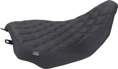 MUSTANG Runaround™ Solo Seat - Double Diamond - Black Stitch - FLT/FLH '23-'25 88020