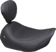 MUSTANG Wide Tripper™ Solo Seat - Backrest Receiver - Black Stitch - FLT/FLH '23-'25 89402
