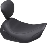 MUSTANG Wide Tripper™ Solo Seat - Backrest Receiver - Black Stitch - FLT/FLH '23-'25 89402