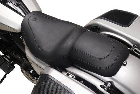 MUSTANG Padded Passenger Cowl - Black - Smooth - FLH/FLT '23-'25 88612
