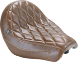 MUSTANG Tripper™ Solo Seat - Brown - Diamond Toast Stitch - Rebel 1100 '21-'25 84156