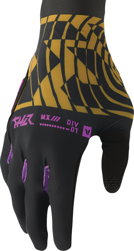 THOR Sportmode Mind Control Gloves - Black/Caramel - Medium 3330-8569