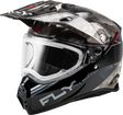 Trekker Cw Conceal Helmet Elec Shld Black/Grey/White Md - Cycle City Outdoors