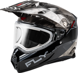 Trekker Cw Conceal Helmet Elec Shld Black/Grey/White Xl - Cycle City Outdoors