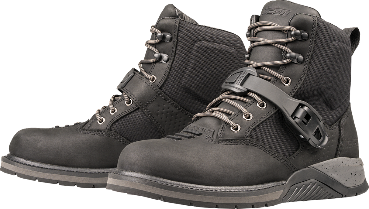ICON SD6 Waterproof Boots - Black - US 11.5 3403-1348