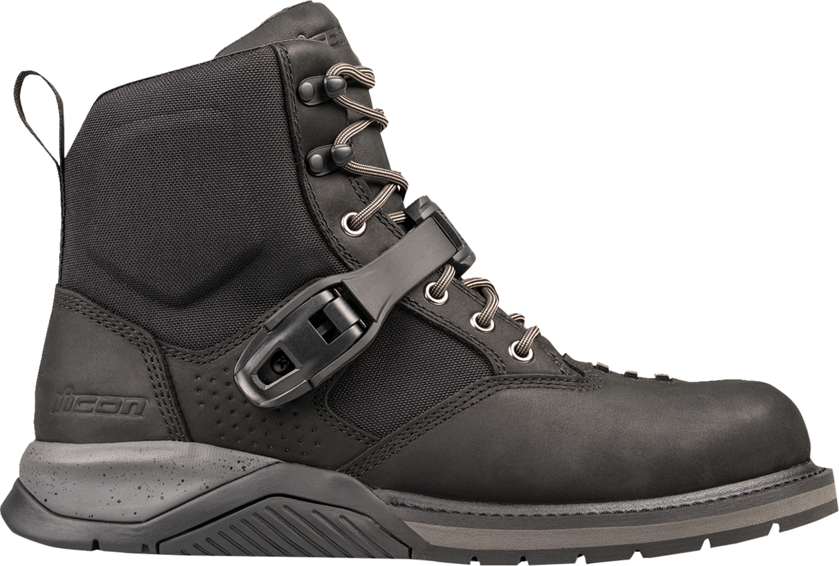 ICON SD6 Waterproof Boots - Black - US 11.5 3403-1348