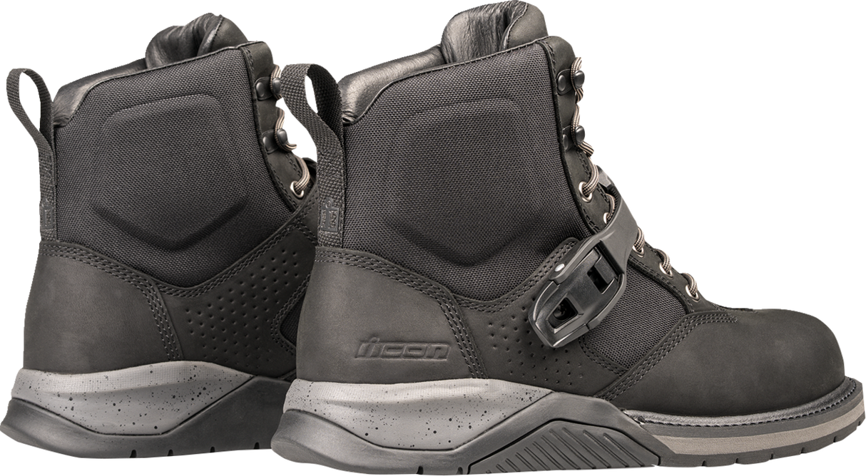 ICON SD6 Waterproof Boots - Black - US 11.5 3403-1348