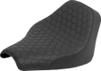 SADDLEMEN Renegade™ Solo Seat - Honeycomb - Black Stitch - FXST/FXBB '18-'25 818-30-003