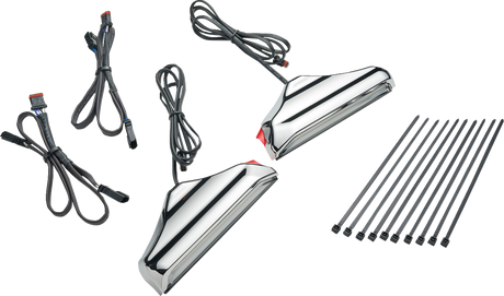 CIRO Fork Lights - Chrome - '14-'25 Harley-Davidson® 40120