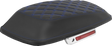 SADDLEMEN Saddlebag Lid Covers - Lattice - Blue Stitch - FLH/FLT '14-'25 L870-14-18401
