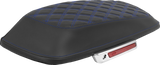 SADDLEMEN Saddlebag Lid Covers - Lattice - Blue Stitch - FLH/FLT '14-'25 L870-14-18401